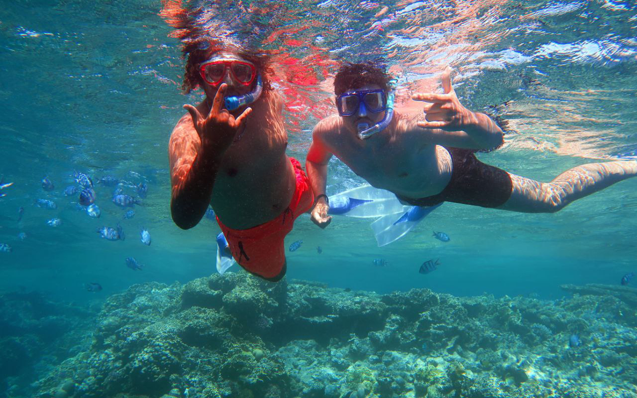 5Scuba diving from shore in Sharm El Sheikh