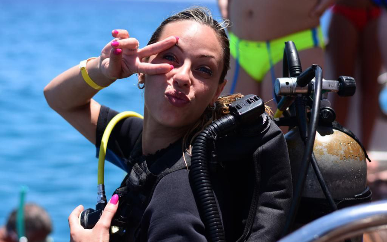 6Scuba diving from shore in Sharm El Sheikh